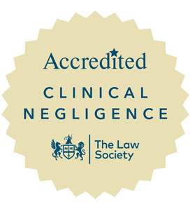 The Law Society Accredited Clinical Negligence logo